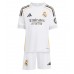 Lacne Dětský Futbalové dres Real Madrid Kylian Mbappe #10 2025-26 Krátky Rukáv - Domáci (+ trenírky)